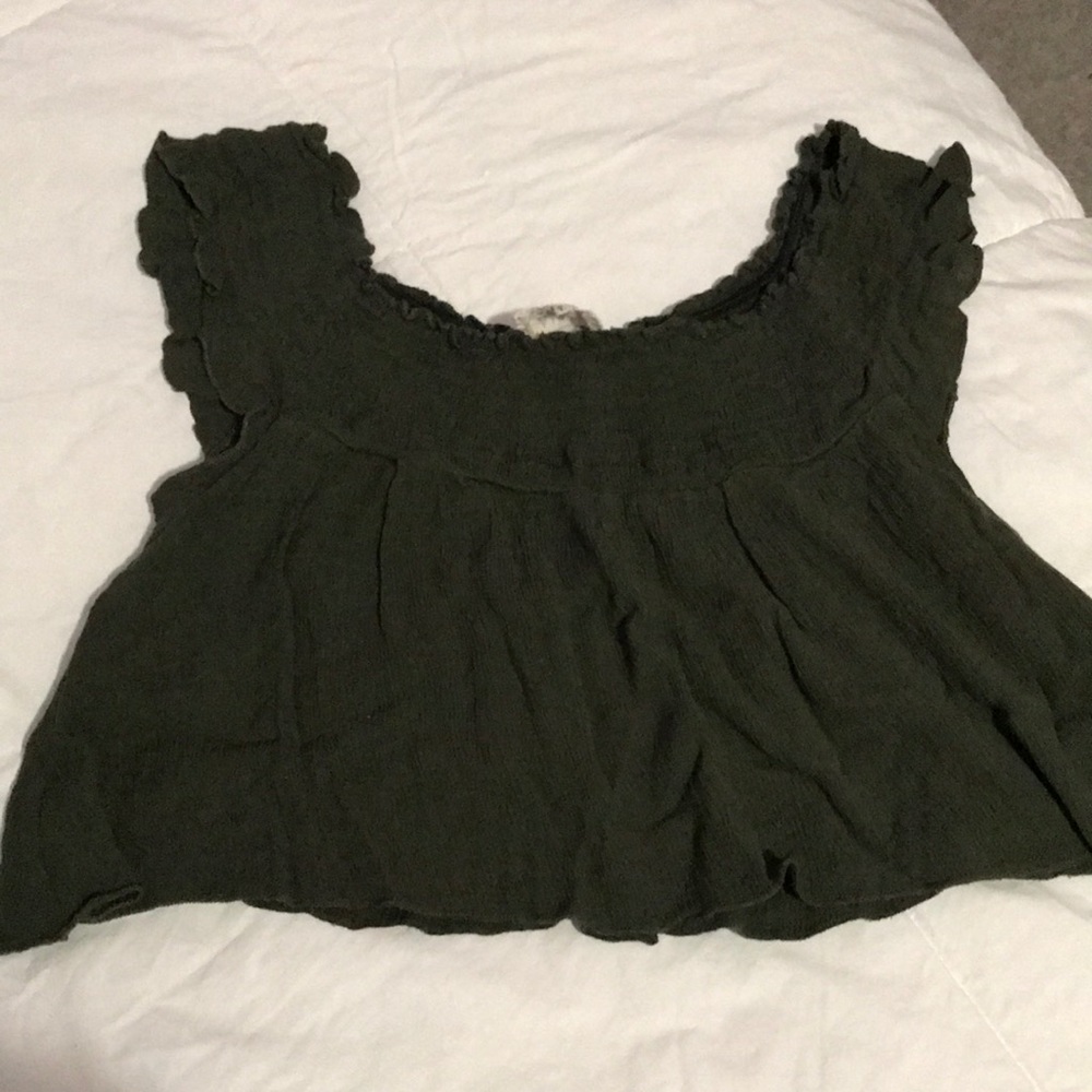 LAHearts Crop Top Hunter Green size XS